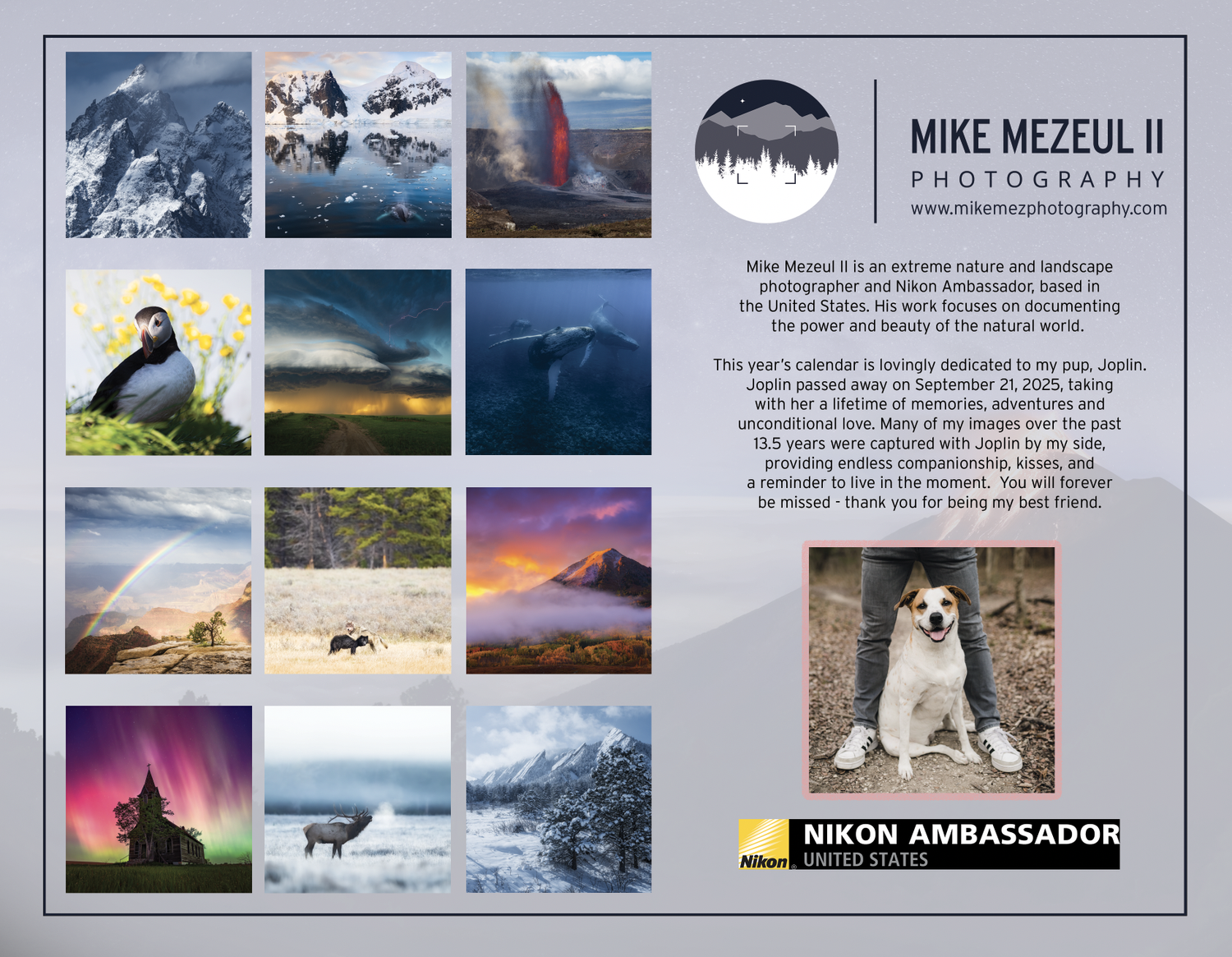 2026 Calendar — Mike Mezeul II Photography LLC